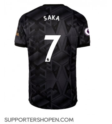 Arsenal Bukayo Saka #7 Borta Matchtröja 2022-23 Kortärmad